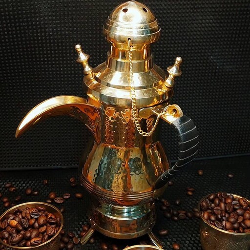 دله قهوه عربی مدل ذغالی ساخت سوریه وارداتی(قهوه جیزان)