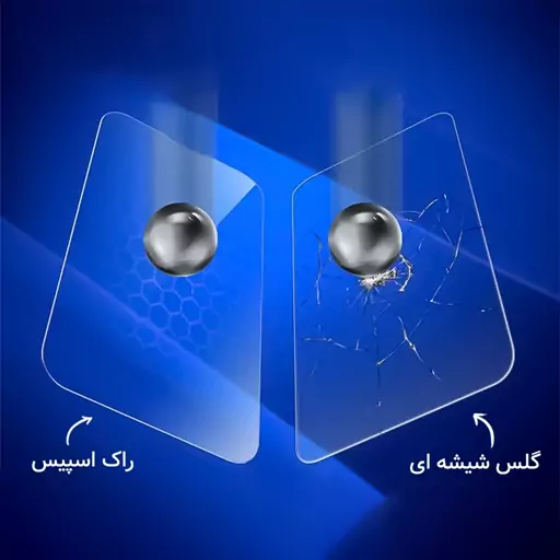 گلس ضدضربه شفاف مخصوص گوشی سامسونگ Galaxy Z Fold4 برند راک اسپیس   