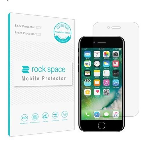 گلس ضدضربه شفاف مخصوص گوشی آیفون 7 پلاس (iPhone 7 Plus) برند راک اسپیس 