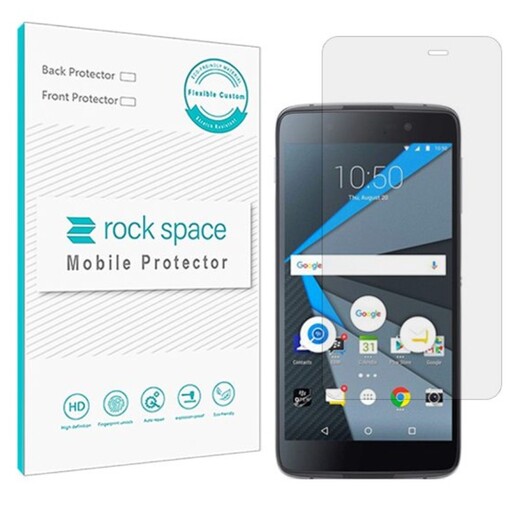 گلس ضدضربه شفاف مخصوص گوشی blackberry Dtek50 Sth100-2 Q20 برند راک اسپیس   