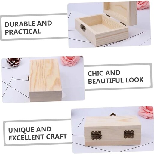 صندوقچه چوبی جعبه جواهرات چوبی