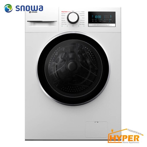 ماشین لباسشویی اسنوا SWM-84W30 سفید 8 کیلویی سری هارمونی