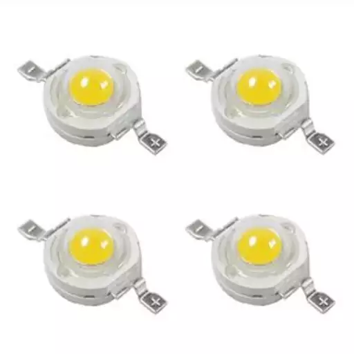 ال ای دی پاور یک وات LED POWER 1W رنگ سفید 3 ولتی بسته 5 عددی 