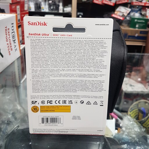 رم 64 گیگ Sandisk با سرعت 140