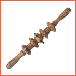 وردنه ماساژ، ماساژور چوبی،ماساژور دستی،ابزار چوبی ماساژ  کد V3