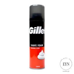 فوم اصلاح صورت ژیلت مدل Gillette shave foam Original scent حجم 200 میل انگلیسی