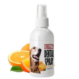 اسپری دنتال ضد عفونی کننده و خوشبو کننده دهان و دندان با عصاره پرتقال مخصوص سگ و گربه پت شاپ تافی