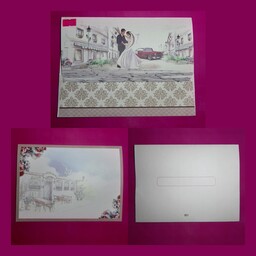 کارت عروسی 100 عددی با چاپ رنگی و کیفیتی بی نظیر طرح کد 28