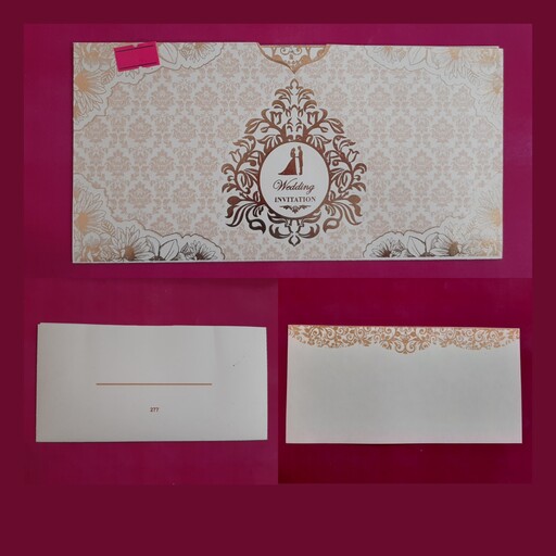 کارت عروسی 100 عددی با چاپ رنگی و کیفیتی بی نظیر طرح کد 34