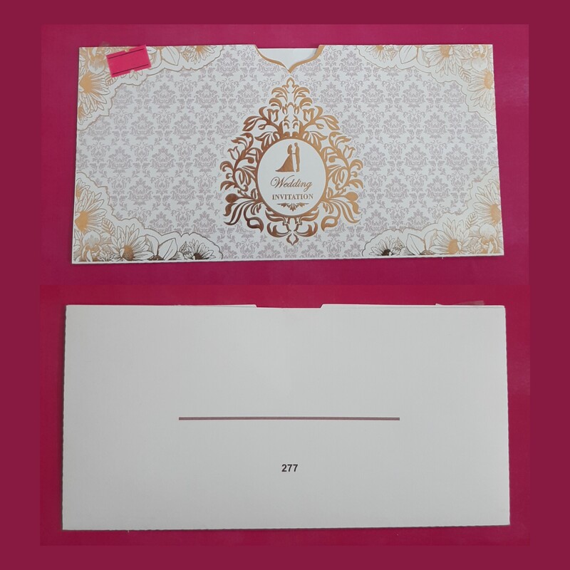 کارت عروسی 100 عددی با چاپ رنگی و کیفیتی بی نظیر طرح کد 36