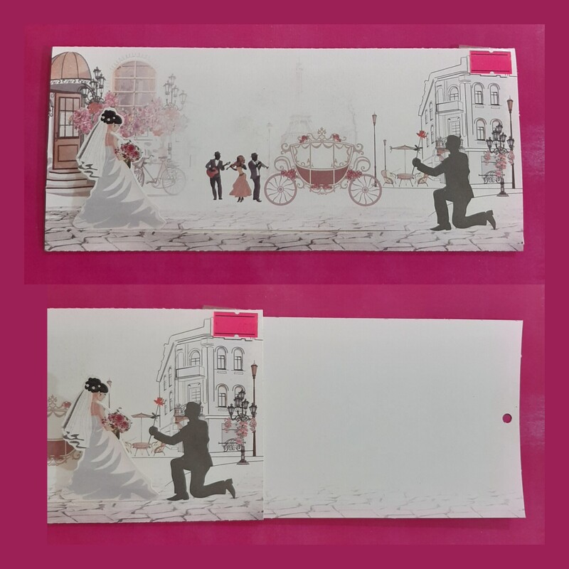 کارت عروسی 100 عددی با چاپ رنگی و کیفیتی بی نظیر طرح کد 35