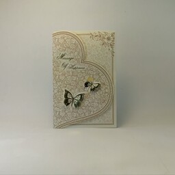 کارت عروسی 100 عددی با چاپ رنگی و کیفیتی بی نظیر طرح کد 128