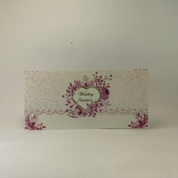 کارت عروسی 100 عددی با چاپ رنگی و کیفیتی بی نظیر طرح کد 132