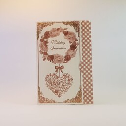 کارت عروسی 100 عددی با چاپ رنگی و کیفیتی بی نظیر طرح کد 186