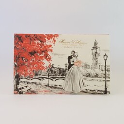 کارت عروسی 100 عددی با چاپ رنگی و کیفیتی بی نظیر طرح کد 200