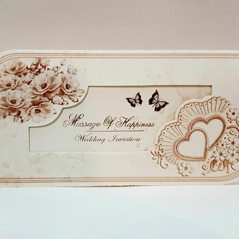 کارت عروسی 100 عددی با چاپ رنگی و کیفیتی بی نظیر طرح کد 212