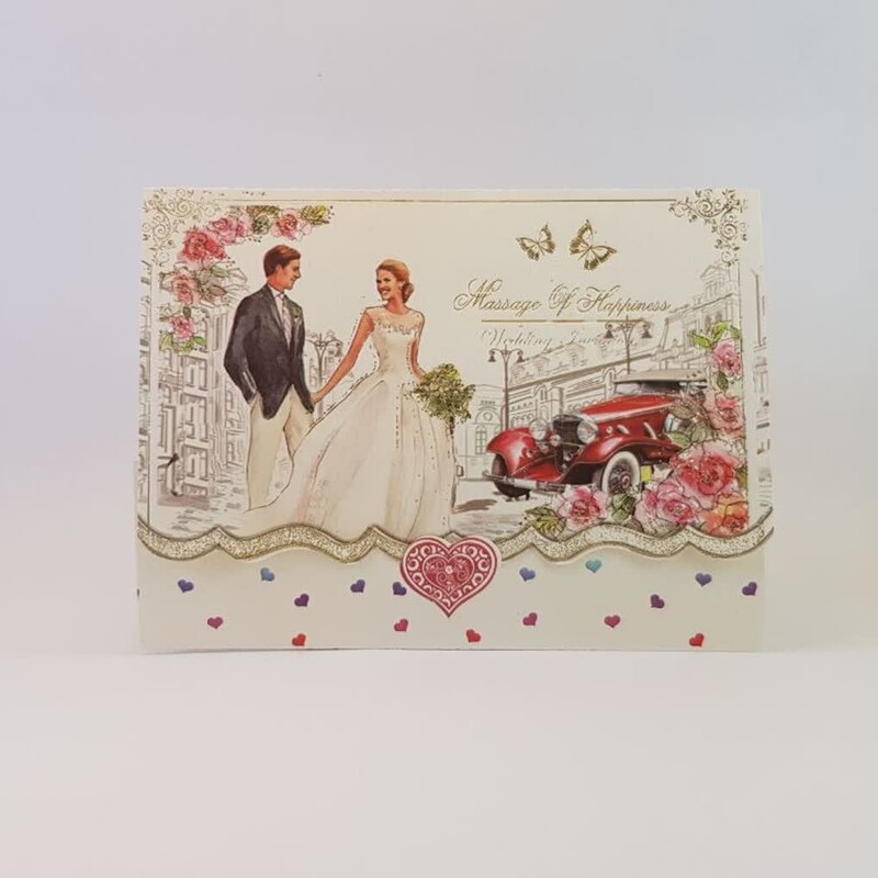 کارت عروسی 100 عددی با چاپ رنگی و کیفیتی بی نظیر طرح کد 205