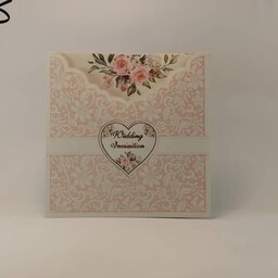 کارت عروسی 100 عددی با چاپ رنگی و کیفیتی بی نظیر طرح کد 163