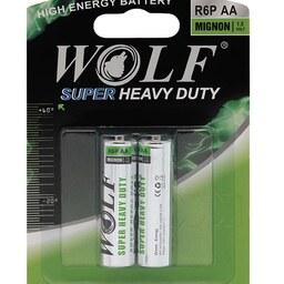باتری قلمی 2تایی WOLF SUPER HEAVY DUTY