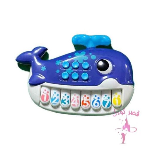 اسباب بازی پیانو نهنگ و خرچنگ بچگانه  قابلیت پخش آهنگ