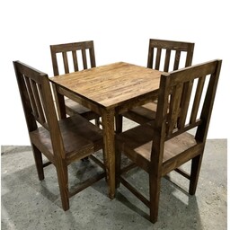میز و صندلی ناهارخوری تمام چوب 