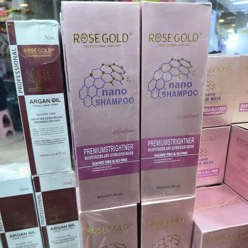 شامپو نانو رزگلد Shampoo NANO Rose Gold

