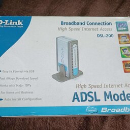 مودم   adsl-USB دی لینک d-link  dsl-200