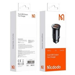 شارژر فندکی فست شارژ Mcdodo CC-6602 2.4A 12W