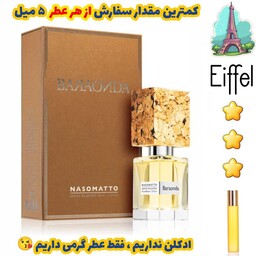 عطر گرمی ناسوماتو برائوندا ( باراوندا ) زنانه مردانه از برند پارکس فرانسه ( کیفیت متوسط ) 