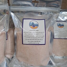 نمک صورتی پودری مخصوص نمکدان دو کیلویی صد درصد طبیعی بهترین جایگزین برای نمک کارخانه ای 