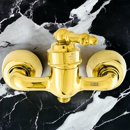 شیر حمام پرنس پارس شید رنگ طلایی دارای نشان استاندارد 
