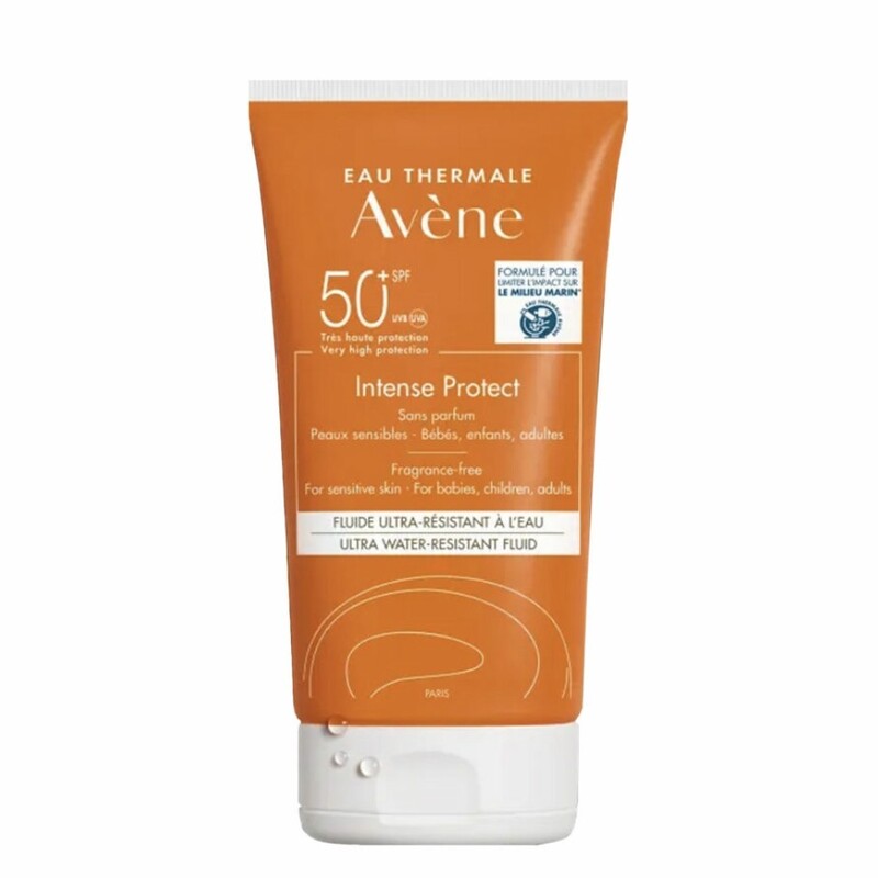 فلوئید ضد آفتاب اون Avene مدل Intense Protect با SPF50 مناسب پوست حساس 150 میل

