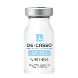 کوکتل مزوتراپی سفید کننده دکاسو 10 میلی لیتر
Decasso Whitening mesotherapy cocktail 10 ml