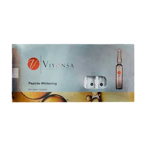 ویال میکرونیدلینگ پپتید روشن کننده ویونسا پک 10 عددی
Viyonsa Peptide Whitening Microneedeling Vials