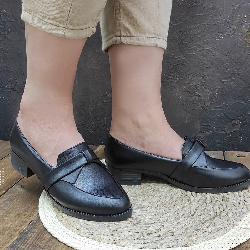 کفش زنانه راحتی کالج مدل پاپیون -شیک سبک اداری راحتی-سایز37تا40