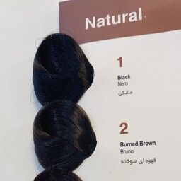 رنگ موی اسکالیم طبیعی N1 تا N2 مخصوص موهای کراتین شده low ammonia