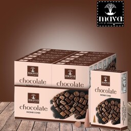 عود خوشبو کننده مخروطی مدل شکلات (چاکلت ) Chocolate برند مایا