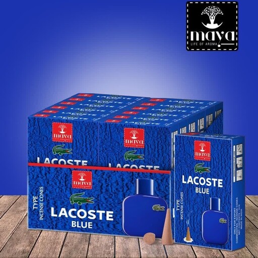 عود خوشبو کننده مخروطی مایا مدل بلو لاگوست ( لاگوست آبی ) Blue Lacoste