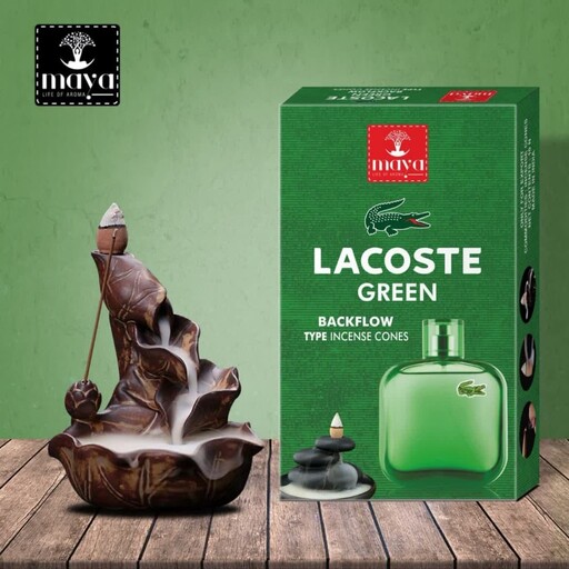 عود خوشبو کننده آبشاری مایا مدل لاگوست سبزgreen Lacoste