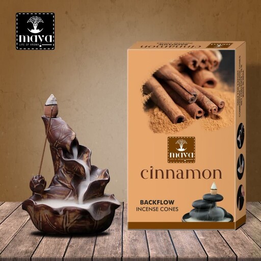 عود خوشبو کننده آبشاری مایا mayaمدل سینامون ( دارچین ) Cinnamon
