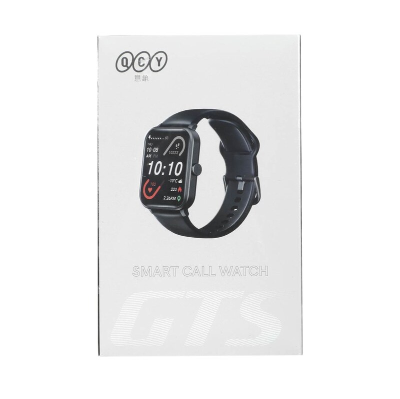 ساعت هوشمند QCY Watch GTS مدل WA22GTSA - خاکستری تیره (گارانتی شش ماهه شرکتی)