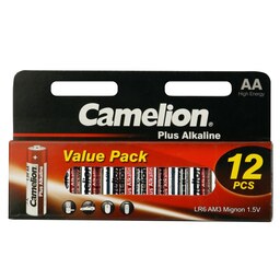 باتری قلمی Camelion Plus Alkaline 1.5V AA بسته 12 عددی