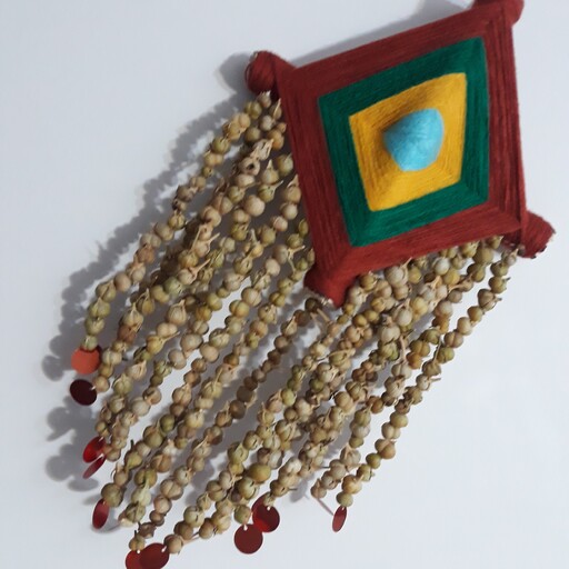 دیوارکوب اسپند سنتی و دست ساز، مدل عناب، سایز کوچک، با دیزاین پولکی 