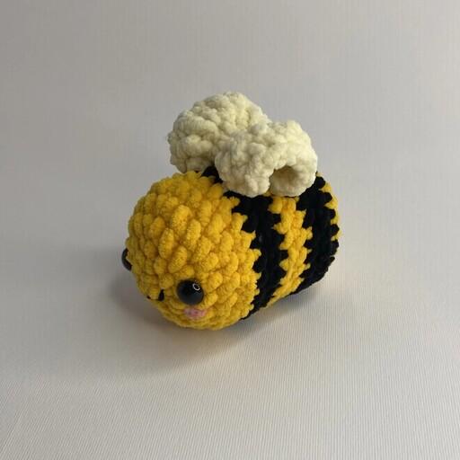 عروسک زنبور عسل سایز کوچک ترکیب رنگ متفاوت ضد حساسیت 