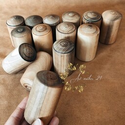 نمکدان چوبی، ادویه پاش  استوانه ای چوبی