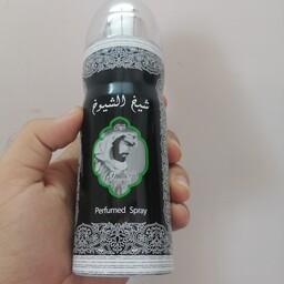 اسپری شیخ الشیوخ ارض الزعفران اسپری عطری شیخ الشیوخ پرفوم اسپری بدن perfumed spray 