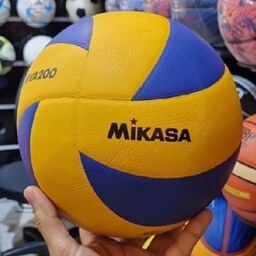 توپ والیبال میکاسا مدل MVA200 درجه یک رویه چرمی پرس سایز5