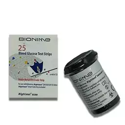 مجموعه 3 عددی نوار قند خون بایونیم سوئیس (BIONIME)