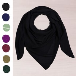 روسری ساده کرپ حریر  کیفیت عالی قواره 140مشکی ، سرمه  ای ، سبز ، جگری ، بنفش و...