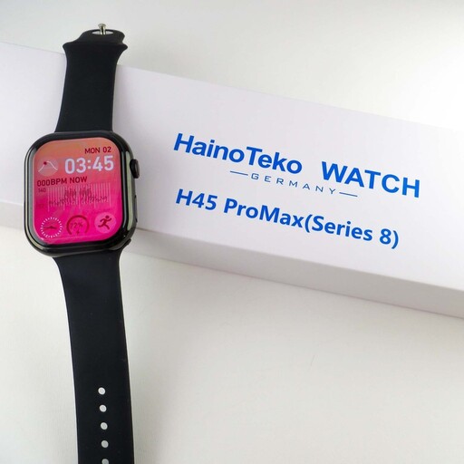 ساعت هوشمند طرح اپل واچ،هاینو تکو H45pro max،کاملا مشابه سری 8